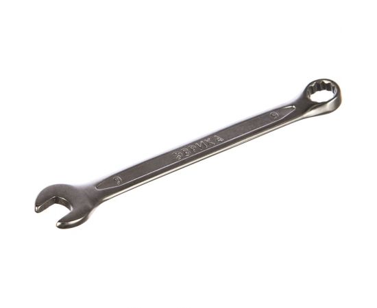 Комбинированный ключ 9мм Chrome vanadium на держателе ЭВРИКА ER-53091 