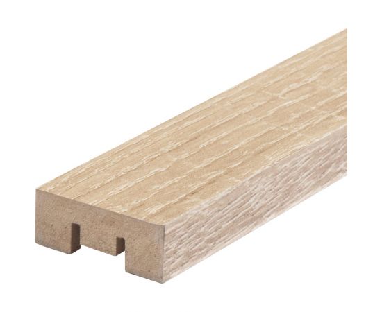 Интерьерная рейка Стильный Дом МДФ, 2700x50x16 мм, дуб сонома, 7 штук v530989 