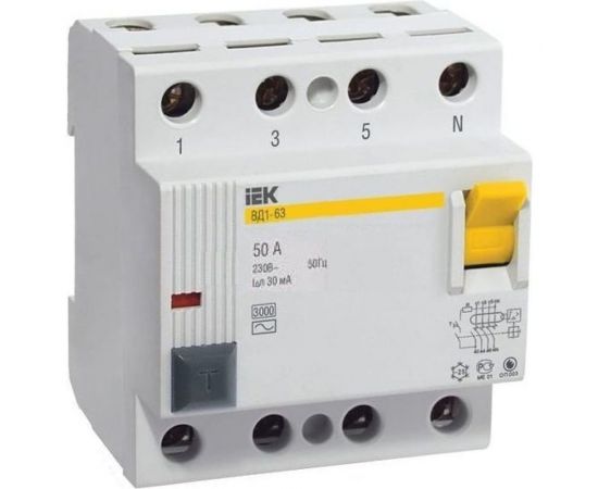 УЗО IEK MDV10-4-050-100 ВД1-63 
