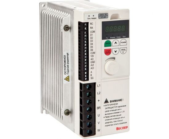 Преобразователь частоты Веспер E4-8400-S3L 2,2кВт 220В, со съемным пультом VSP5972 