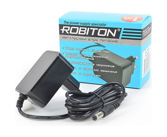 Адаптер/блок питания Robiton IR9-9W 5,5x2,5/12 (+) 15696 