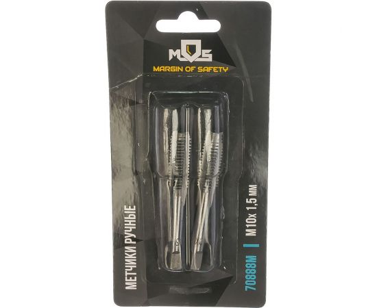 Ручные метчики, комплект 2 шт. М10 х 1.5 мм MOS 70888М – изображение 2