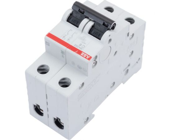 Автоматический выключатель ABB 2-полюсной sh202 c 6 2CDS212001R0064 – изображение 2