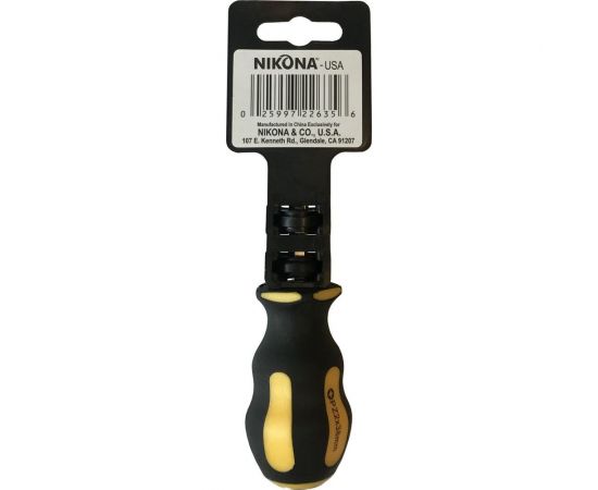 Отвертка NIKONA крестовая Pozidriv, Cr-V, PZ 2x38 мм, шестигранная 22-635 – изображение 2