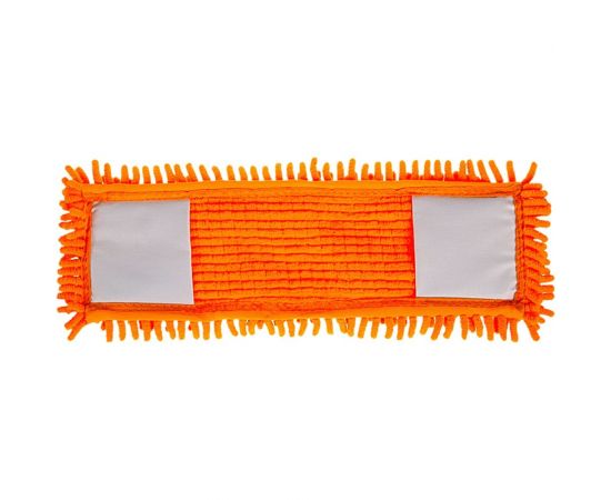 Насадка МОП для швабры OfficeClean Professional с карманами, 40х10 см, ворсистая микрофибра, оранжевый 303061 – изображение 2