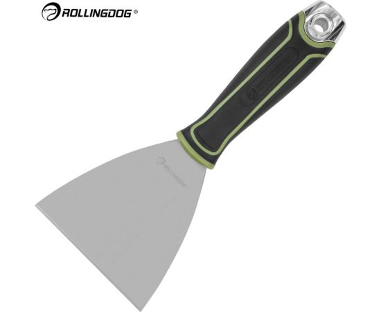 Малярный строительный шпатель ROLLINGDOG Joint knife из нержавеющей стали, 101 мм., ультра-гибкое лезвие, металлический наконечник 50383 – изображение 2