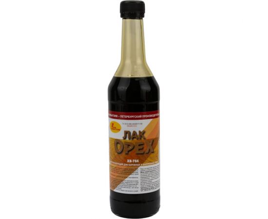 Лак ХВ-784 НОВБЫТХИМ орех, 0.5 л 1776 – изображение 2