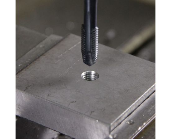 Машинный метчик Ruko М 2.5 Шаг 0.45 мм HSSE-TiALN 232025EF – изображение 2