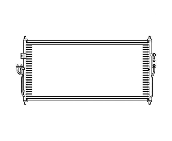 Радиатор кондиционера для автомобилей Almera Classic LUZAR LRAC 14FC – изображение 3