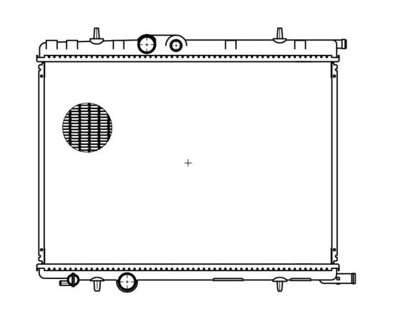 Радиатор охлаждения для автомобилей Peugeot 307/Citroen C4 1.4/1.6i LUZAR LRc 20F4 – изображение 3