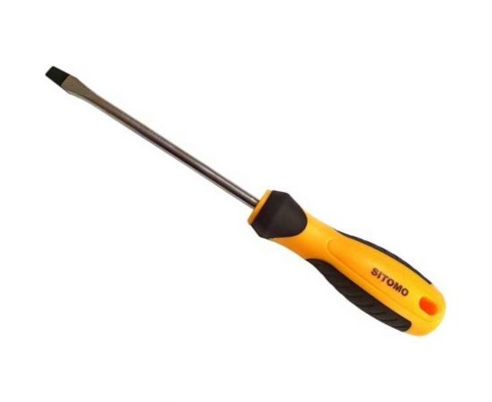 Крестовая отвертка SITOMO PH1х5x100, общая длина 200 мм, CrV 856475 – изображение 3