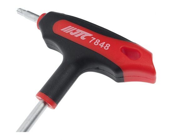 Двусторонний ключ TORX с отверстием и Т-образной рукояткой JTC T27H JTC-784827 – изображение 3