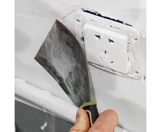 Малярный строительный шпатель ROLLINGDOG Joint knife из нержавеющей стали, 101 мм., ультра-гибкое лезвие, металлический наконечник 50383 – изображение 4