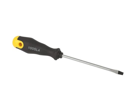 Шлицевая отвертка ЭРА SL4x100 мм, двухкомпонентная рукоятка Б0055858 