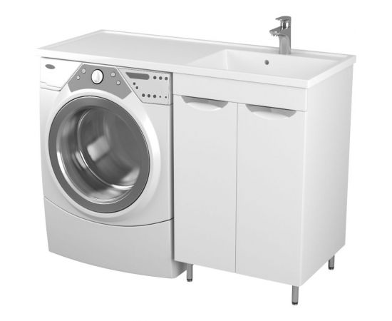 Тумба Uncoria Мера 55 под раковину Magenta 1200 R/L и стиральную машину с 2-мя дверками 55544 