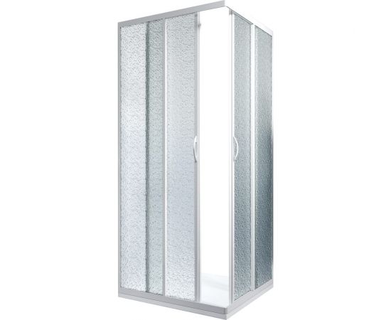 Душевой уголок РУСАК 80, полистирол Колотый лед, Стандарт ПКЛ80-2 