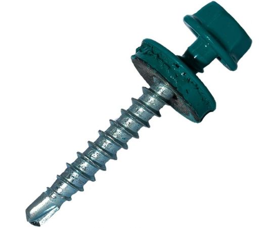 Cамосверлящий винт HARDWEX ТМ HWX2-W-P5-4.8x35 мм, сверло №1, RAL 5021, 250 шт. 5190000002076 