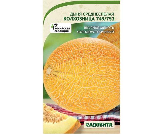 Семена Садовита Дыня Колхозница 749/753 1 г 00216516 