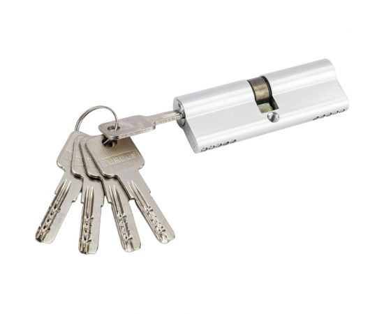 Цилиндр PALIDORE алюмин. А 90 PС (ключ/ключ, хром блестящий) TURDUS 98760961 