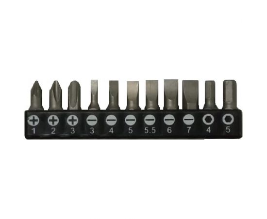 Набор бит 1/4, 11 предметов AmPro ES0026 