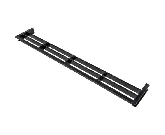 Решетка вентиляционная для цоколя (390х65 мм; черная) Volpato 2190-449-NR 