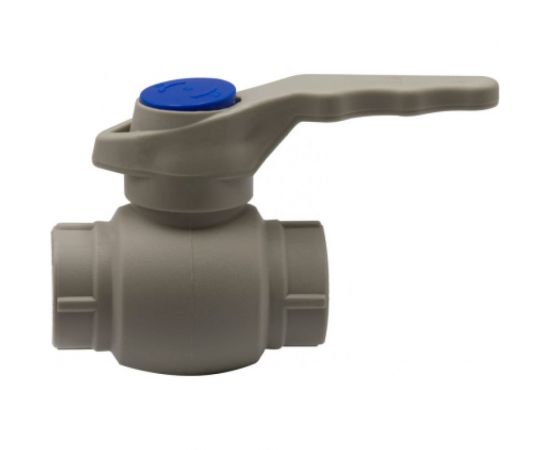 Шаровой кран VRT 20, ручка, PP-R EVER plast, серый 538457 – изображение 2