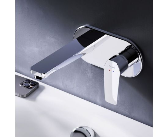 Смеситель для умывальника AM.PM Gem монтируемый в стену, хром F90A72200 – изображение 2