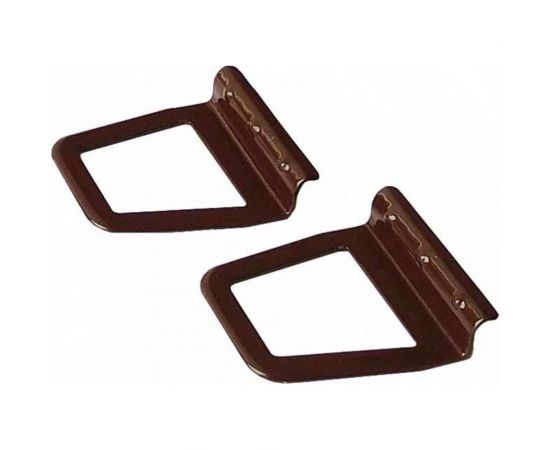 Металлическая ручка для москитной сетки KOMFORT Москитные системы коричневая РМ00748 – изображение 2