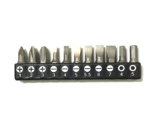 Набор бит 1/4, 11 предметов AmPro ES0026 – изображение 2