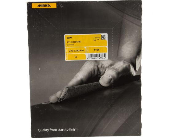 Бумага шлифовальная водостойкая (230х280 мм; Р 120) MIRKA 2110105012RU – изображение 2