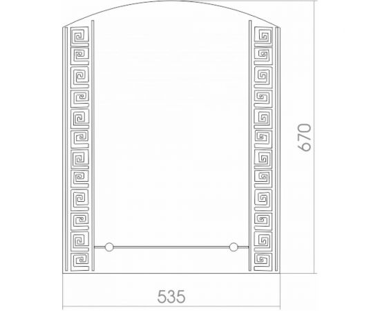 Зеркало Mixline Восток 535x670 мм., с полкой 525450 – изображение 2