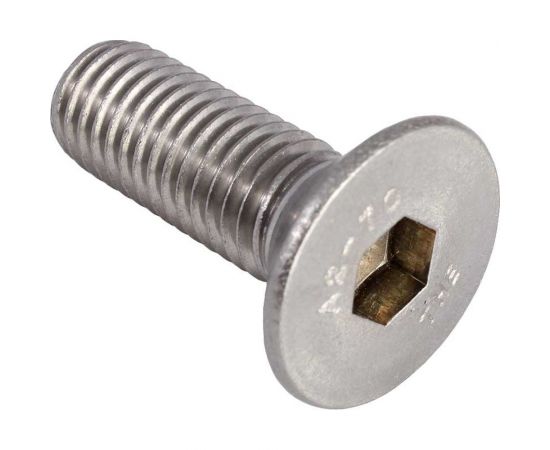 Винт с потайной головкой и внутренним шестигранником Insparion DIN 7991, а2 нержавеющая сталь, М6x20, 10 шт. ЕВ-00000149 – изображение 2