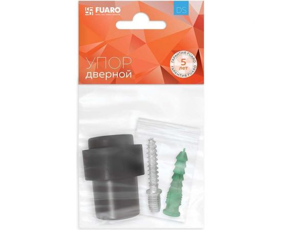 Дверной напольный упор FUARO STOPPER/14 (DS-14) BL-24 черный 43243 – изображение 3