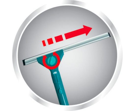 Хозяйственная щетка с губкой и телескопической ручкой Leifheit Basic Wet and Dry 75-135 см 55238 – изображение 3