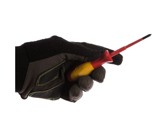 Диэлектрическая отвертка PH0х75мм, CrMo, до 1000В GROSS 12946 – изображение 3