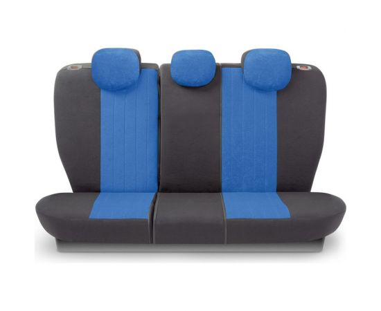 Авточехлы AUTOPROFI SIGNATURE велюр, чёрный/синий SGN-1505 BK/BL – изображение 3