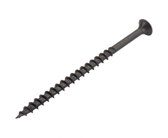 Черный саморез по дереву GSMETZ 4,2x75 мм, фосфатированный, 1 кг, 196 шт., ph2 1004275-1 – изображение 3