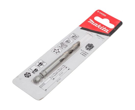 Сверло направляющее BiM Ezychange HSS-G 85 мм для адаптера E-04070 Makita E-04086 – изображение 3