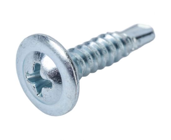 Саморезы Gigant 4,2x19, полусфера, сверло, цинк, 800 шт. 123597 – изображение 3