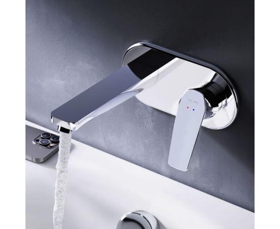 Смеситель для умывальника AM.PM Gem монтируемый в стену, хром F90A72200 – изображение 3