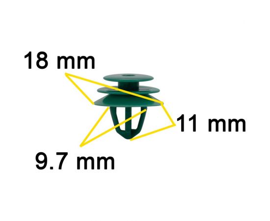 Автокрепеж для Hyundai/Kia 10 шт 823152W000 КрепАвто 2011 – изображение 3
