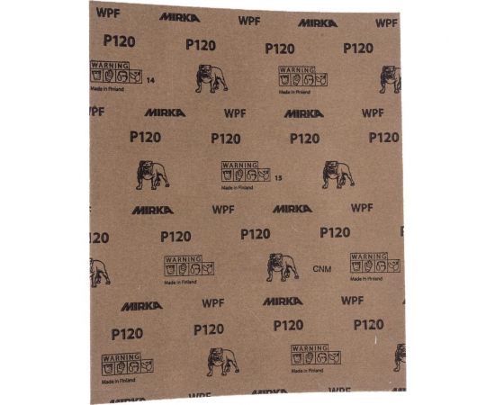 Бумага шлифовальная водостойкая (230х280 мм; Р 120) MIRKA 2110105012RU – изображение 4