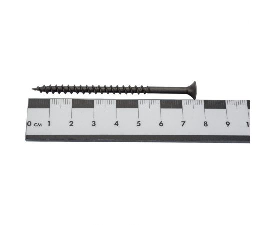 Черный саморез по дереву GSMETZ 4,2x75 мм, фосфатированный, 1 кг, 196 шт., ph2 1004275-1 – изображение 4