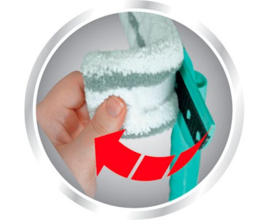 Хозяйственная щетка с губкой и телескопической ручкой Leifheit Basic Wet and Dry 75-135 см 55238 – изображение 4