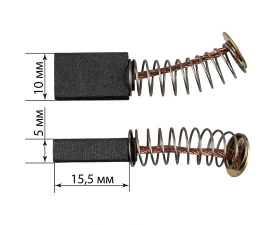 Щетки графитовые щг-10860103 2 шт для дрели ударной ду-850 TDM SQ1086-0113 – изображение 4