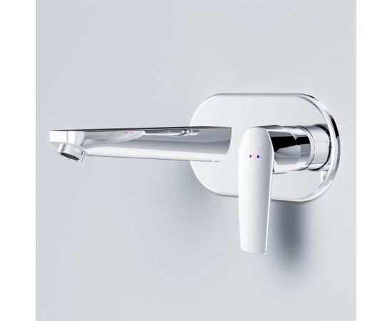 Смеситель для умывальника AM.PM Gem монтируемый в стену, хром F90A72200 – изображение 5