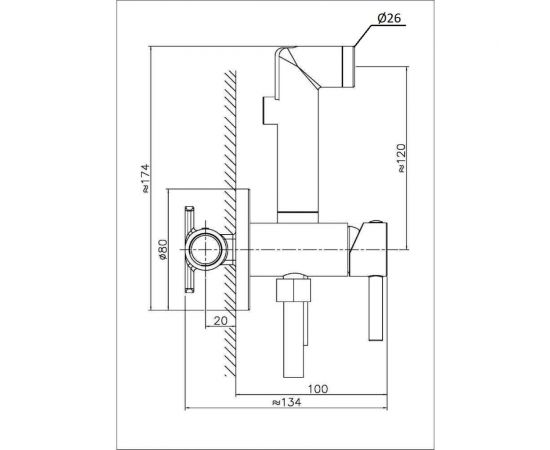 Смеситель для раковины Orange M05-888b – изображение 5