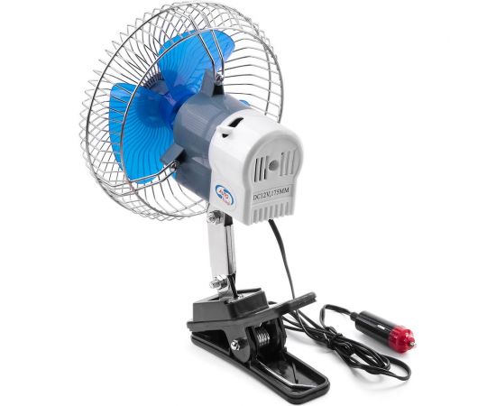 Вращающийся вентилятор 6 на прищепке 12 V AUTOVIRAZH AV-26121 – изображение 6