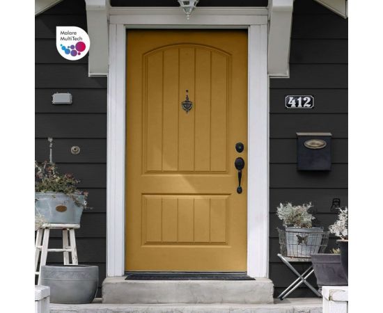 Краска MALARE для металлических заборов, глянцевый, черный, 2 кг 2013933006009 – изображение 6