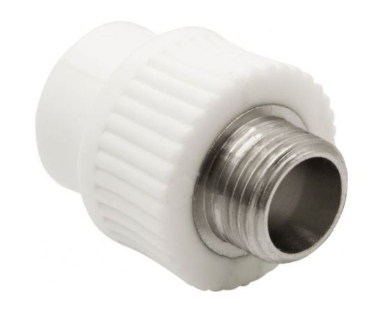 Комбинированная муфта VRT наружная, 20х1/2"", EVER plast, белый 538239 – изображение 7